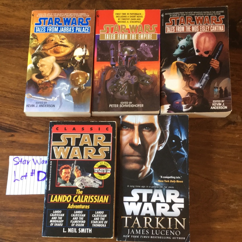 Star Wars PB Books (Lot #D) Mixed Bundle Paperback Vintage and Newer